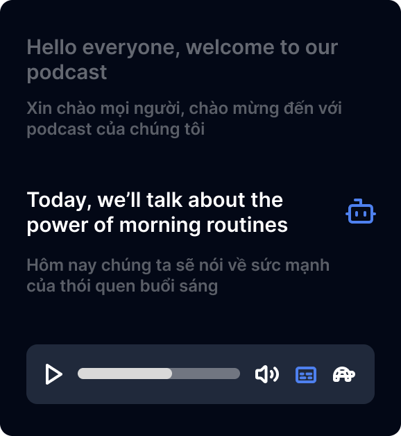 Chuyển đổi Tự động và Dịch