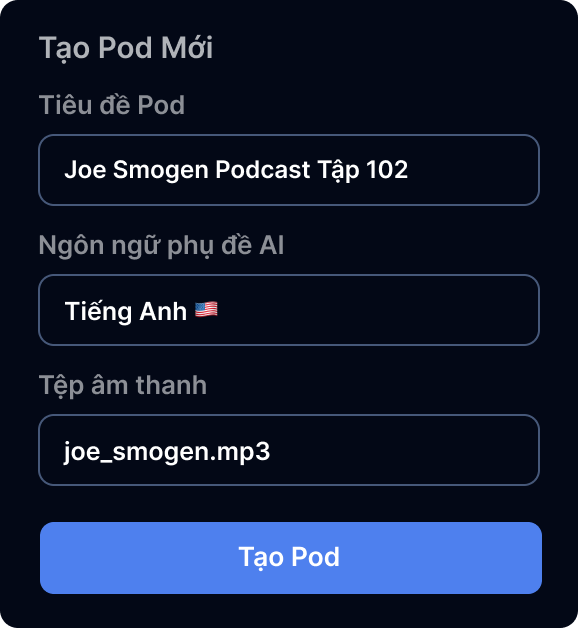 Chọn Nội dung Tiếng Anh Bạn Thích